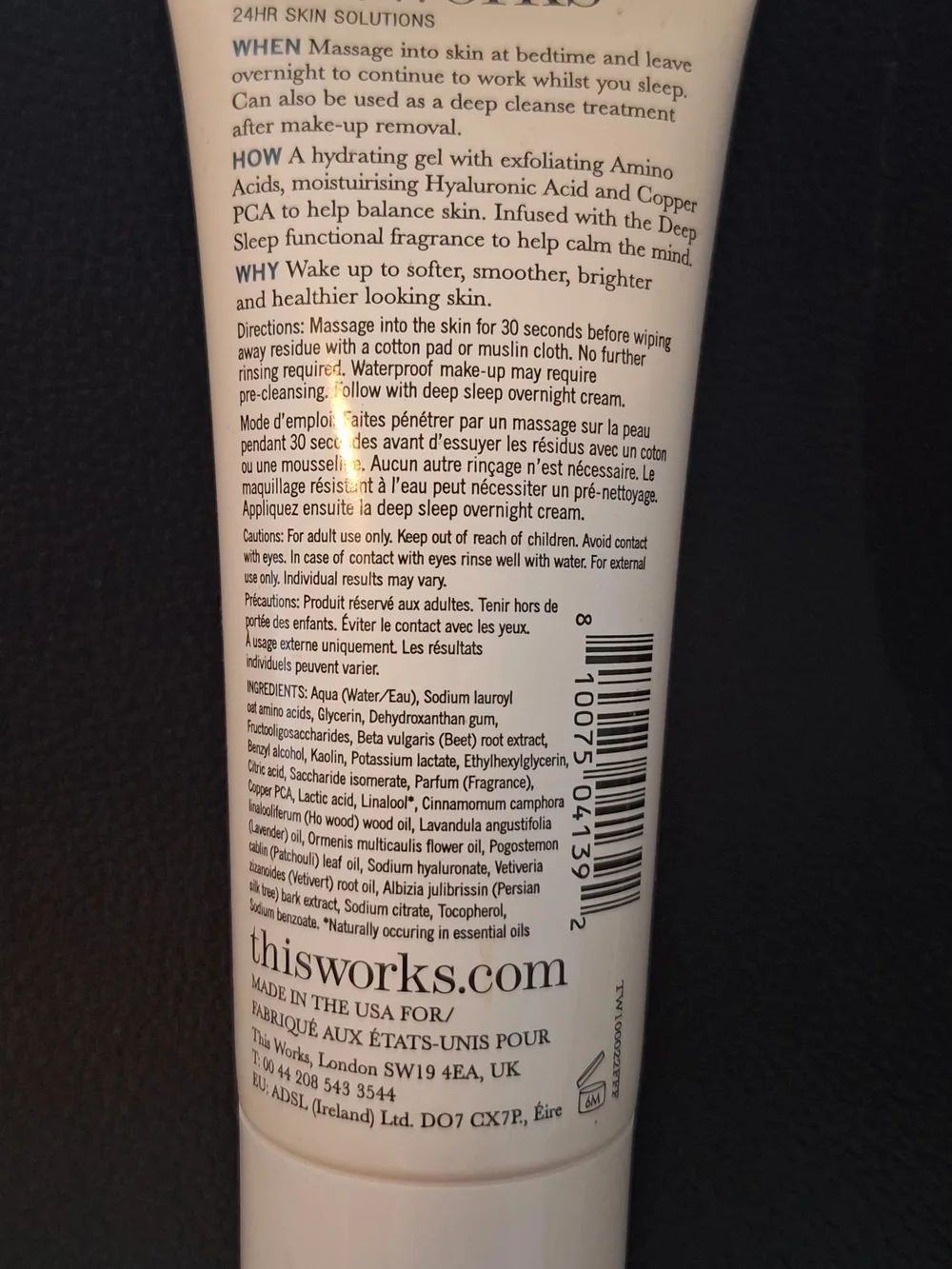 thisworks Deep Sleep Overnight Cleanser — Cream